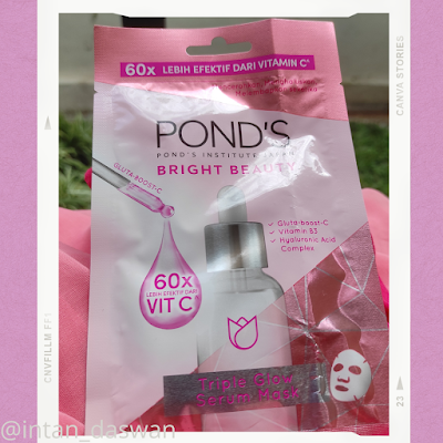 Pond's Triple Glow Serum Mask Serum-Wajah-Pencerah-Terbaik